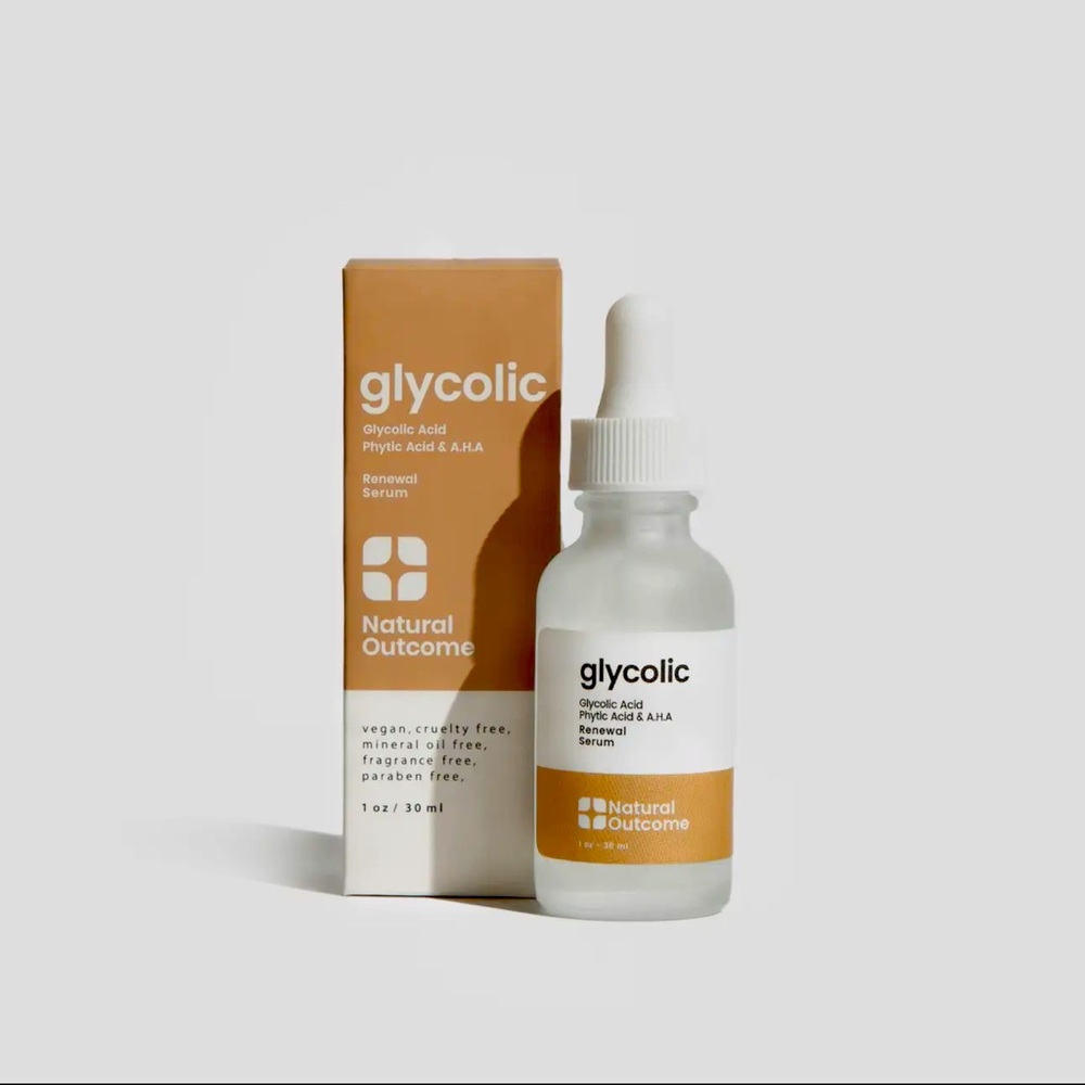Natural Outcome Skincare - Glycolic Acid Facial Serum - Renewal Face Serum